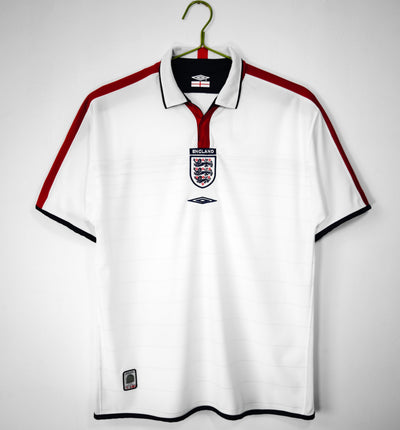Maillot Rétro Angleterre Domicile 2004/2005 vu de face