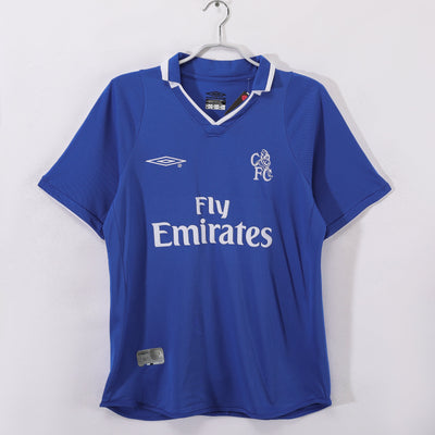 Maillot Rétro Chelsea Domicile 2001/2002 vu de face