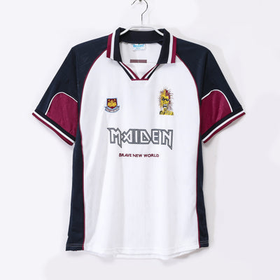 Maillot Rétro West Ham Extérieur 1999/2000 vu de face