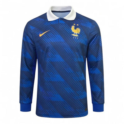 Maillot France Manches Longues Domicile Coupe du Monde 2026 vu de face